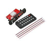 Tacdas Scheda Amplificatore Decodificatore MP3 2x60W DC 8V-24V Lettore MP3 Bluetooth V5.0 Modulo USB Radio FM Funzione di Registrazione per Altoparlante