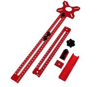 Tacdas Staffa per Scanalatura Fresatura per Router, Dima per Taglio Circolare per Router con Raggio da 9 A 61 Cm, Dima per per Mobili In Alluminio per Lavorazione Legno