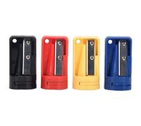 Tacdas Temperamatite da Carpentiere - Temperamatite Manuale da 4 Pezzi per Matite Piatte da Carpentiere, Strumento Portatile per Temperare le Matite