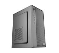 Mars Gaming AC7500, Case PC MicroATX e Mini-ITX, Alimentatore 500W Integrato, Pannello Frontale Geometrico 3D, Minitorre con Connettività Frontale USB-C + USB 3.0 + USB 2.0 + HD Audio, Nero