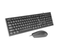 Tacens Anima ACP02, Combo PC, Tastiera Full-Format Compatta con Tasti Multimediali e CoPilot AI SmartKey, Mouse Ottico 1600DPI 4 Livelli Switches HUANO, Compatibile Windows|Mac|Linux, Inglese