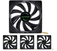 Tacens Anima AF12 Ventola da 120 mm, Nero (Confezione da 4)