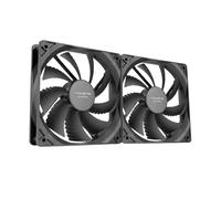 Tacens Anima AF12X2, Kit 2x Ventole 120mm, Funzionamento Ultra Silenzioso, Cuscinetti FLUXUS, Flusso d’Aria Ottimizzato, Struttura Rinforzata Anti-Vibrazione, Prestazioni Termiche Efficienti, Nero