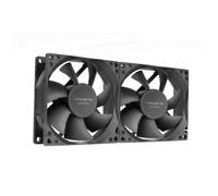 Tacens Anima AF8X2, Kit 2x Ventole 80mm, Funzionamento Ultra Silenzioso, Cuscinetti FLUXUS, Flusso d’Aria Ottimizzato, Struttura Rinforzata Anti-Vibrazione, Prestazioni Termiche Efficienti, Nero