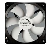 Tacens Aura II Fan 120mm - Alloggiamento nero, Aspas bianco - velocità massima.1200 giri / min NEW
