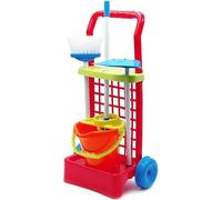 Tachan - Carrello per la pulizia dei giocattoli in scatola - Include vari accessori - Colore rosso - Non necessita di montaggio - Dimensioni 56 x 30 x 19 cm (CPA Toy Group 778T00696)