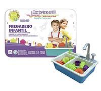 Tachan- Lavello per Bambini con Pompa dell'Acqua, Colore Blu, M, 77877