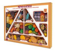 Tachan- Piramide Alimentare-Set di 120 Pezzi, Multicolore, 2056