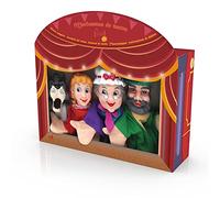 TACHAN - Set di 4 burattini per bambini a Cappuccetto Rosso - Set di burattini a mano - Include 4 personaggi di racconti per bambini - Dimensioni pupazzo 30 cm (CPA Toy Group 749T00538)