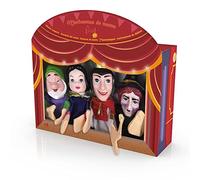 TACHAN - Set di 4 burattini per bambini di Biancaneve - Set di burattini a mano - Include 4 personaggi di racconti per bambini - Dimensioni pupazzo 30 cm (CPA Toy Group 749T00539)