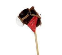 Tachan - Testa di Cavallo con Bastone - con Suoni per renderlo più Reale - Cavallo Giocattolo per Ragazzi e Ragazze - Colore Marrone - Altezza 80 cm (Cpa Toy Group 727T00726)