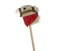 Tachan - Testa di Cavallo con Bastone - Suoni per renderlo più Reale - Cavallo Giocattolo per Ragazzi e Ragazze - Colore Bianco - Altezza 80 cm (Cpa Toy Group 7278084)