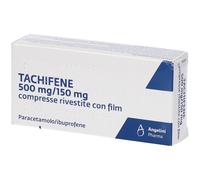 Tachifene 500 mg/150 mg compresse rivestite con film 16 pz Compresse r
