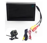 Tachigrafo Monitor di assistenza al parcheggio per auto LCD TFT colori 5,0 pollici, DC 12 V telecamera posteriore notturna LED Telecamera Backup