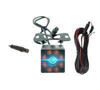 Tachigrafo Posteriore per Auto Telecamera Singola Telecamera per retromarcia a 8 luci Visione HD a infrarossi con Luce Immagine Posteriore Perforata a 5 Pin