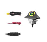 Tachigrafo Telecamera retromarcia per auto AHD visione notturna 4K 1080P 180 gradi, telecamera parcheggio posteriore interruttore pulsante Telecamera Backup(CVBS AHD)