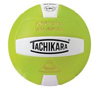 Tachikara Sensi-Tec Composite Volleyball, Unisex, Lime Green/White
