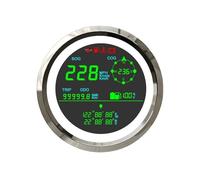 Tachimetro 0-299 KM/H Nodi MPH Chilometraggio Regolabile Velocità eccessiva Misuratore livello carburante Voltmetro per Marine 85mm