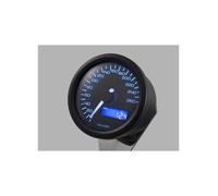 Tachimetro analogico elettronico DARK VELONA diametro 60 260KMH con staffa nero