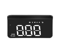 Tachimetro con display Head Up per auto, tachimetro olografico da 130 G, display frontale HUD, indicatore digitale con promemoria di stanchezza di guida, proiettore di velocità parabolica