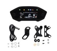 Tachimetro Contachilometri Moto Tachimetro Digitale Universale Per Motocicletta, Contagiri A LED, Cruscotto, Pannello Strumenti, Display 10000 Giri/min Per Cilindro 1, 2, 4