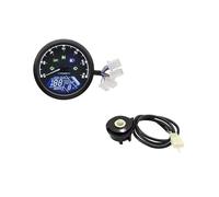 Tachimetro Contachilometri Tachimetro Digitale Universale Per Motocicletta Display Del Pannello Del Cruscotto Contagiri Da 0 A 12000 Giri/min Per 1-4 Cilindri 12 V