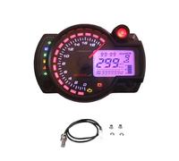 Tachimetro Contagiri digitale Per Moto Gauge Moderno KOSO 18000rpm Digitale Del Motociclo Contachilometri Tachimetro Regolabile 7 Colori 299KM/H Moto