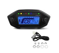 Tachimetro Contagiri digitale Tachimetro Universale Per Moto Misuratore Da Pannello Digitale Display Contagiri Contachilometri Velocità Livello Carburante Temperatura Acqua Per 2,4 Cilindri