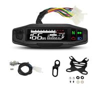 Tachimetro Contagiri digitale Universale Del Motociclo Tachimetro Moto Cruscotto Calibro Olio Contagiri Metri Digitali Set Sensore Contachilometri Per KR200