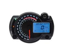Tachimetro Contagiri digitale Universale RX2N Contagiri Misuratore Carburante Tachimetro Moto Digitale Contachilometri Moto Tachimetro MAX 299KM/H 7 Colori Cruscotto