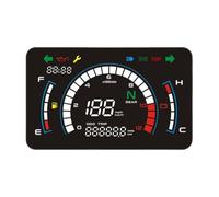 Tachimetro Contagiri Tachimetro Digitale Per Motocicletta, Cruscotto Regolabile Per Moto, Scheda Più Grande, Completo