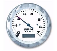 Tachimetro/Contatore Ore Lido 3" Manometro Fuoribordo & Motore A 4 Tempi