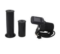 Tachimetro di e-bike yizisecce, per bicicletta elettrica, pannello di visualizzazione LCD ABS, impugnatura a metà manubrio, filo comune a 5 pin, compatibile con 24V 36V 48V 60V,