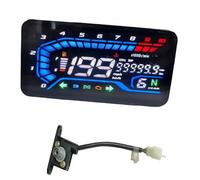 Tachimetro Digitale Contagiri motocicletta Tachimetro digitale universale a LED da 12 V per motociclette