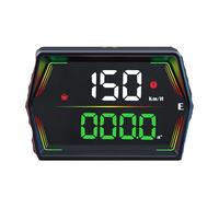 Tachimetro digitale for auto con display a testa alta, caratteri grandi, bussola, ora, allarme di velocità eccessiva for tutte le personalizzate