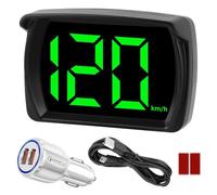 Tachimetro digitale GPS per auto, display universale KMH con grande display a caratteri LED, display GPS Head-up per auto, camion, SUV, moto, display HUD in tempo reale, visualizzazione della velocità