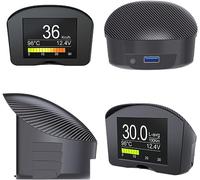Tachimetro Digitale OBDII KMH/MPH Velocità Eccessiva Allarme Automatico Codice di Errore Comune Scanner Con Display LCD per 12V La Maggior Parte Dei Veicoli Diesel