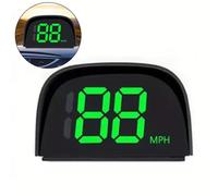 Tachimetro digitale per auto, tachimetro GPS con display LCD, USB plug and play, display head-up universale HUD per bici, moto, auto, k
