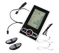 Tachimetro digitale per cyclette, display LCD, con sensore di frequenza cardiaca, velocità, tempo, distanza, calorie, per cyclette, ellittica, attrezzatura fitness