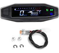Tachimetro Digitale per Moto, Contagiri Con Display LCD a 1-6 Marce, Indicatore