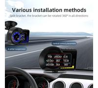 ✅ TACHIMETRO DIGITALE PER TUTTE LE AUTO TRAMITE OBD CON GPS HUD CONTAGIRI TEMP ✅