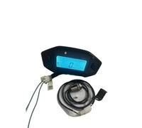 Tachimetro Digitale Tachimetro universale per moto, cruscotto per moto, regolabile, contachilometri LCD digitale per 1, 2, 4 cilindri Strumentazione tachimetro(With Z bracket)
