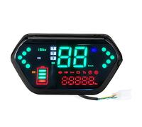 Tachimetro digitale universale 60V Contagiri Contagiri Display LCD digitale per moto elettrica Ciclocomputer impermeabile senza fili con display LCD e multifunzione