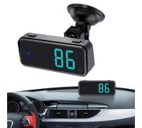 Tachimetro digitale universale con display HUD Head Up GPS per auto con bussola Display a LED colorato Misuratore di velocità Km/h per SUV per camion auto