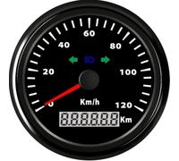 Tachimetro Elettronico Per Auto Moto Chilometraggio | Calibro Digitale Impermeabile Nero Regolabile 85 Mm Per Uso In Moto Cluster Strumenti Moto