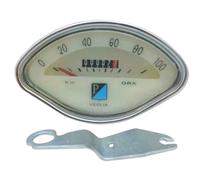 Tachimetro faccia bianca 0-100 Kph per Vespa VBB VBA SS GS Sprint Super Speedo