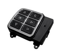 tachimetro GPS Adatto per Jeep Wrangler JK 2011-2018 Cruscotto digitale da 12,3"con display 1920x720 antiriflesso e sistema operativo Linux Quadro strumenti per auto Head Up Display Auto(Button)