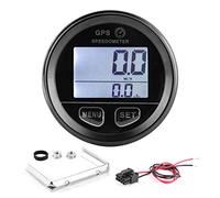 Tachimetro GPS, contachilometri GPS, contachilometri contachilometri GPS 2,36 pollici DC10-24V Indicatore digitale LCD sostituzione per barca marina moto ATV UTV