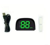 Tachimetro GPS per auto, HUD, display digitale della velocità, KMH/MPH, con doppio schermo GPS da 10 Hz, schermo grande, alimentazione USB, per auto, moto, camion (verde MPH, verde)