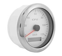 Tachimetro GPS per Auto Marino Contachilometri velocità 120KM/H Retroilluminazione a 7 Colori per Auto, Barca, (WHITE)